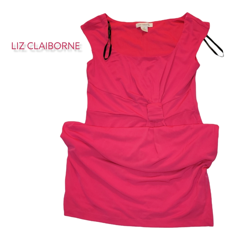 NWT Liz Claiborne Sheath Dress Beach Rose  Size S
